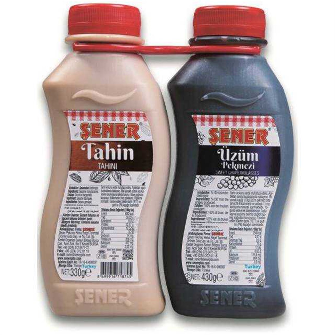 Şener Pekmez 430Gr ve Tahin 330 Gr