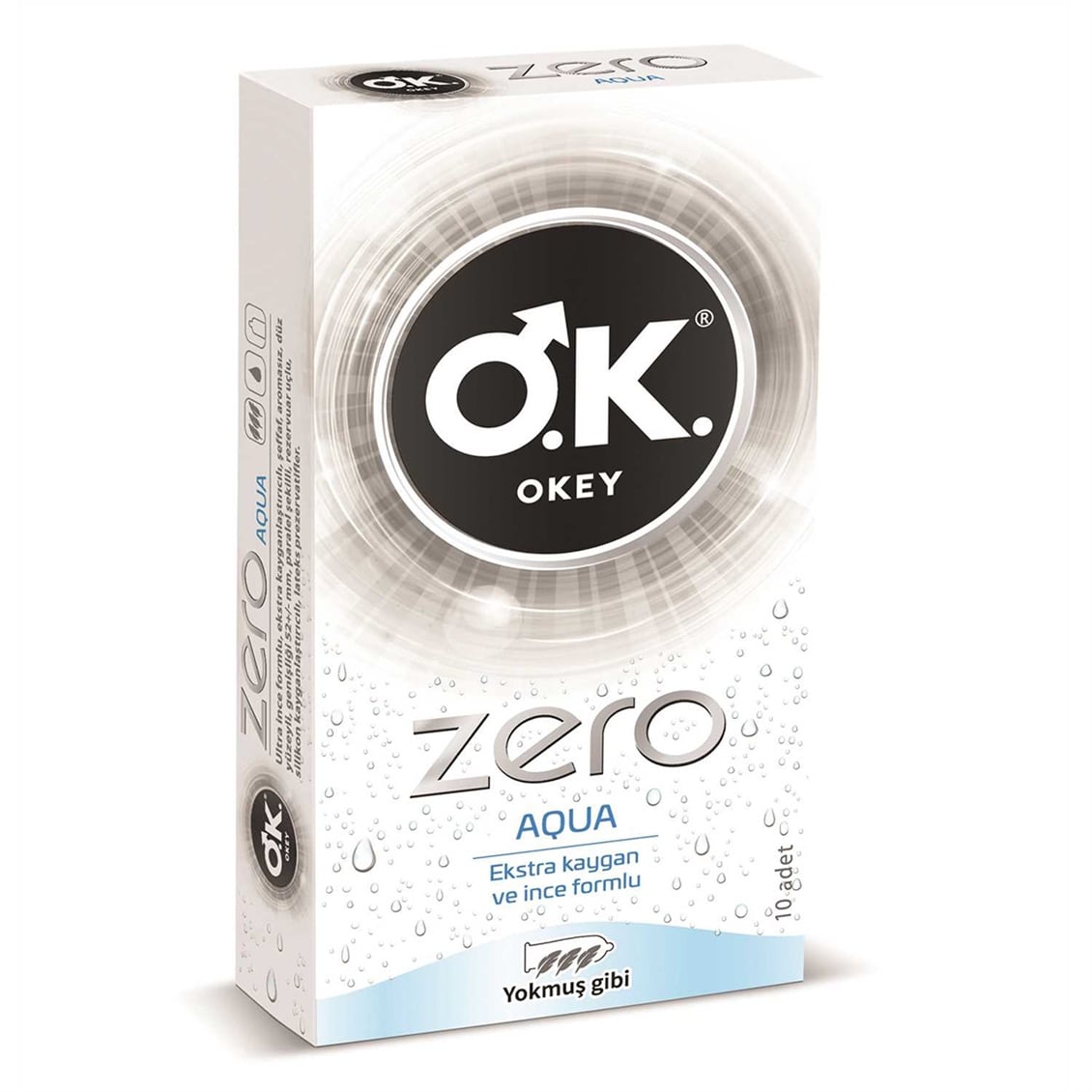 Okey Zero Aqua Prezervatif 10'lu