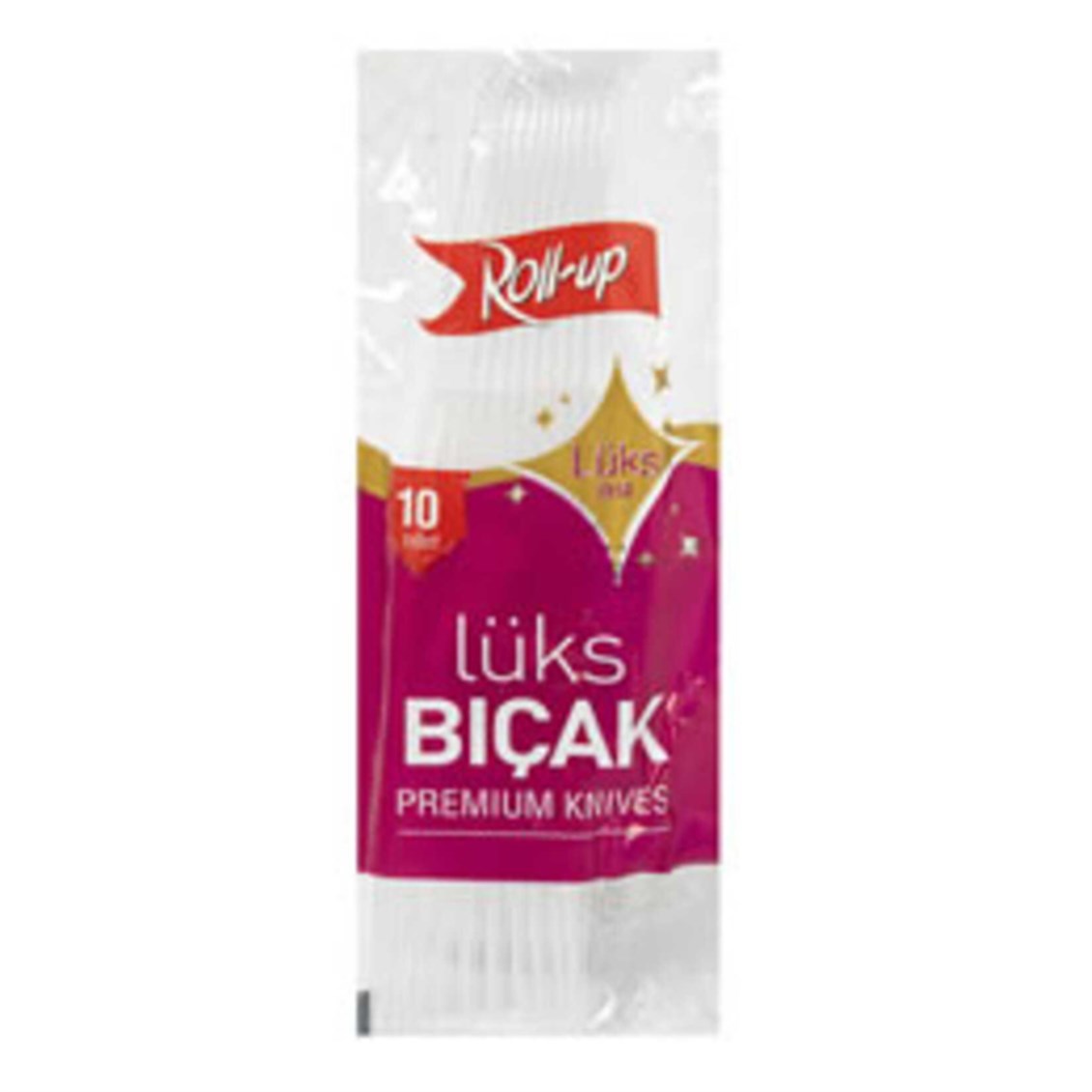 Roll-Up Eco Plastik Bıçak 10'lu