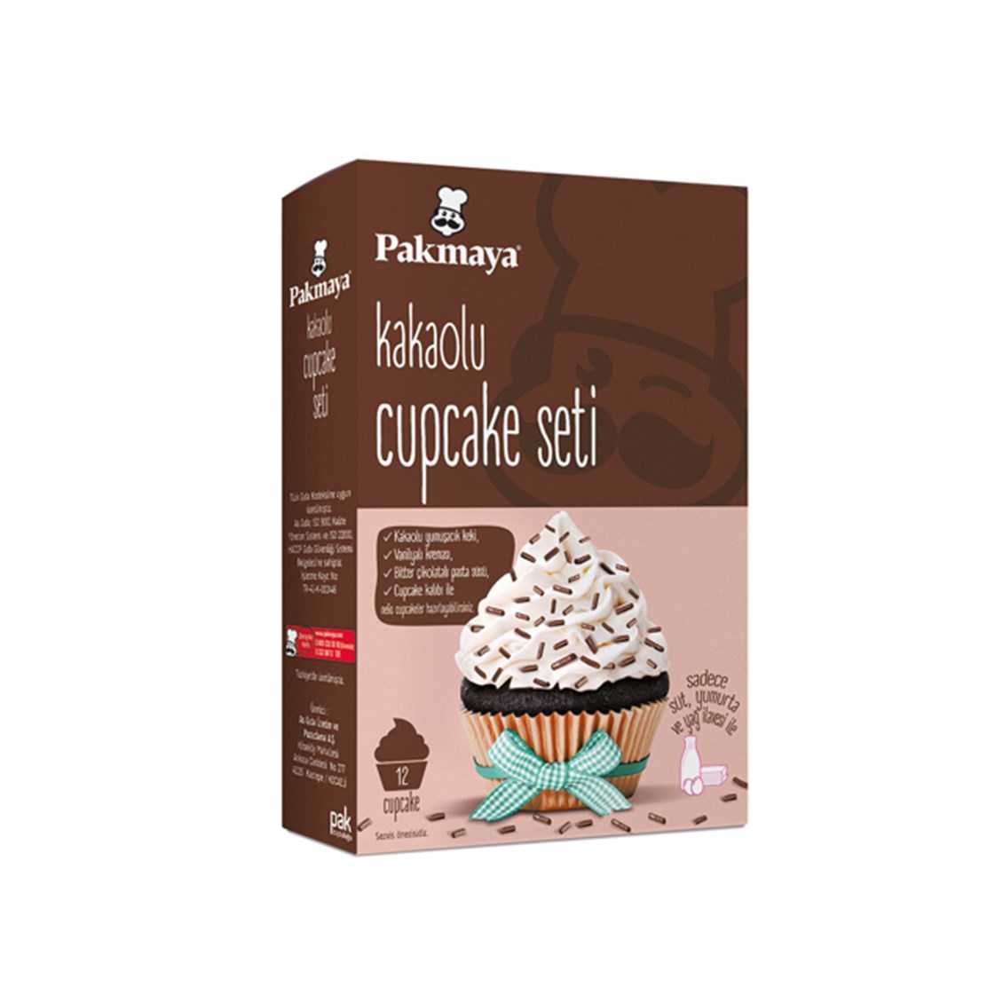 Pakmaya Kakaolu Cupcake 220 Gr