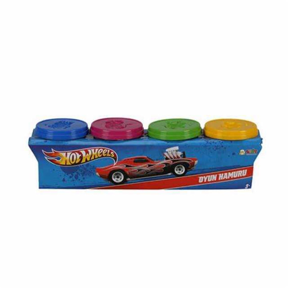 Mattel Hot Wheels Oyun Hamuru 4'lü 400 Gr