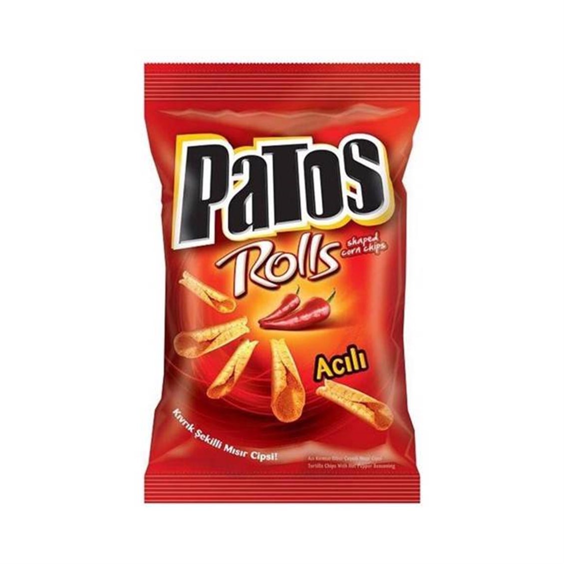 Patos Rolls Acılı Cips 109 Gr