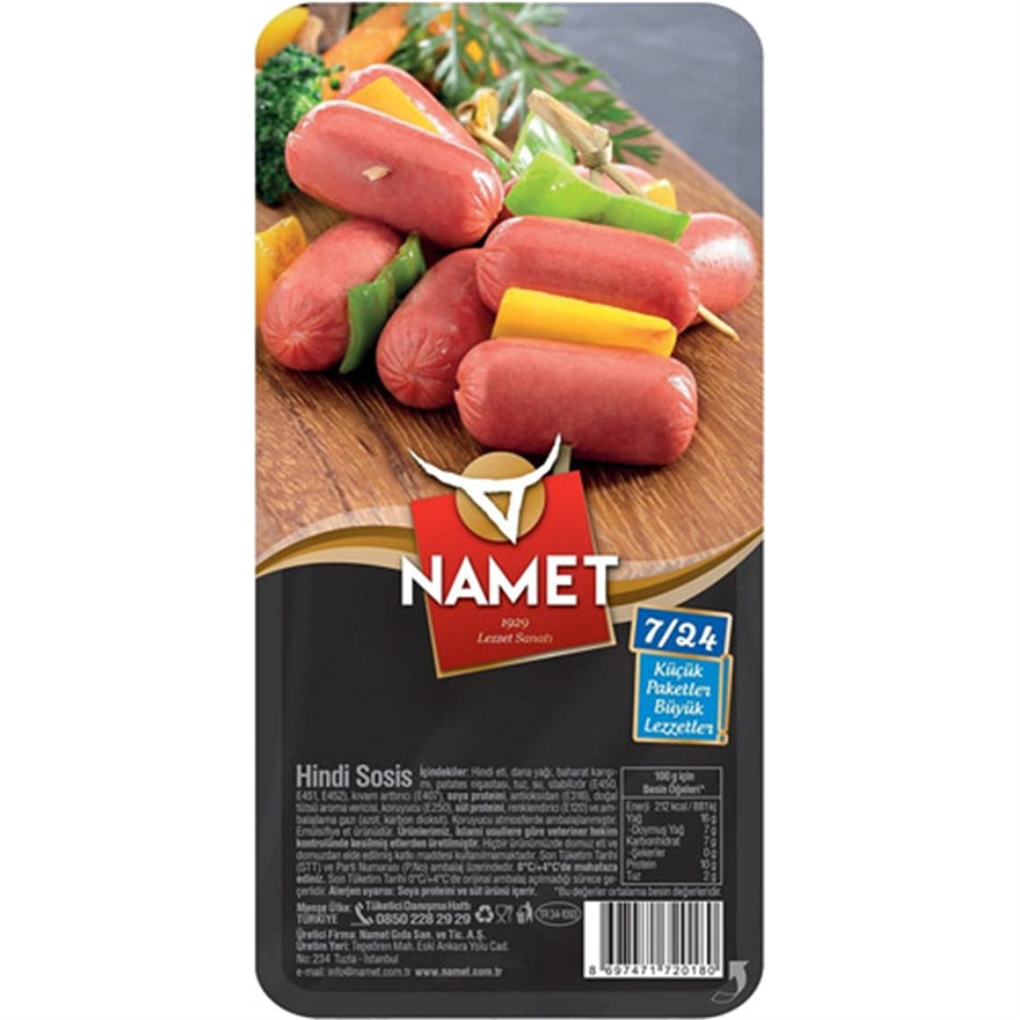 Namet 7/24 Hindi Sosis 140 gr