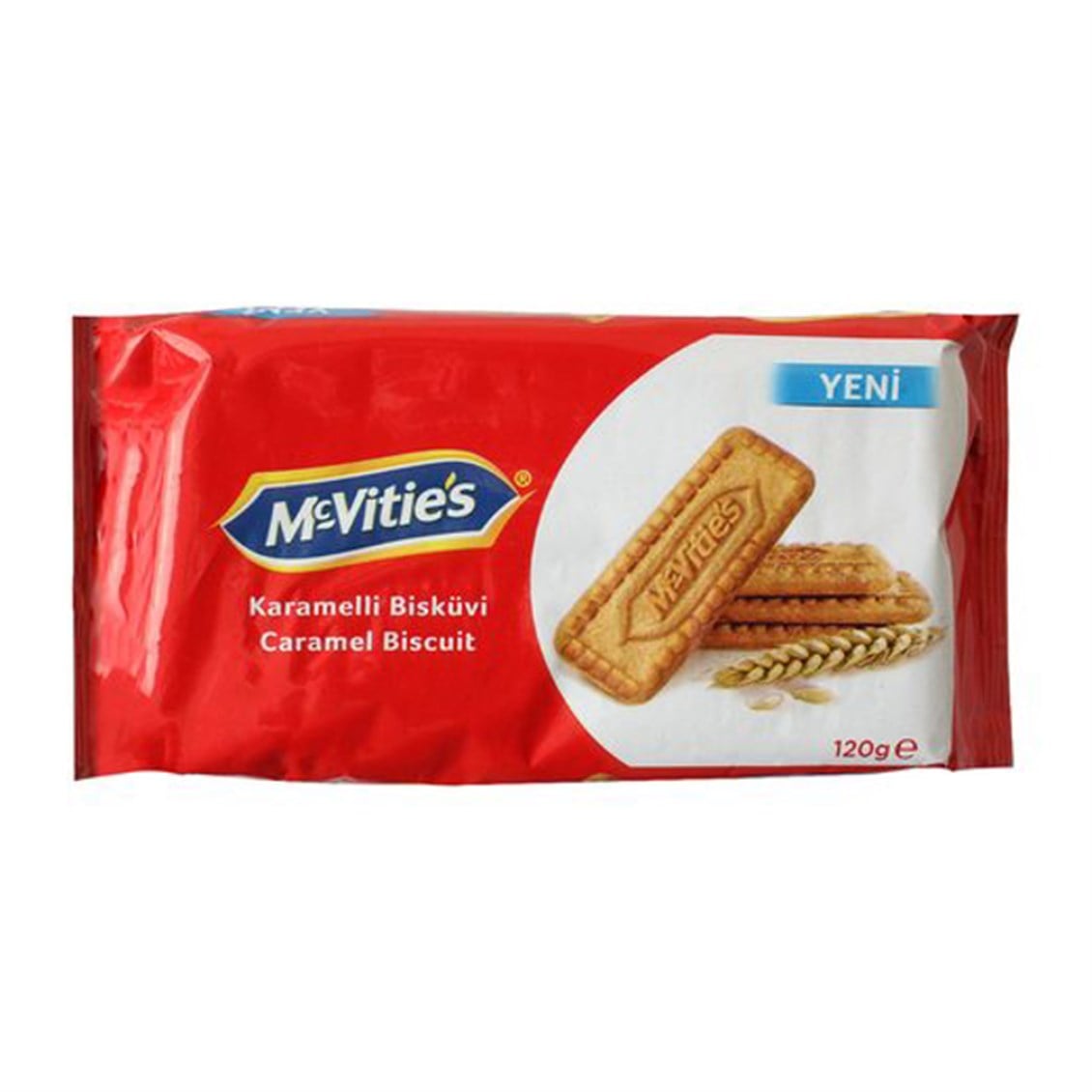 McVitie's Tam Buğdaylı Karamelli Bisküvi 120 Gr