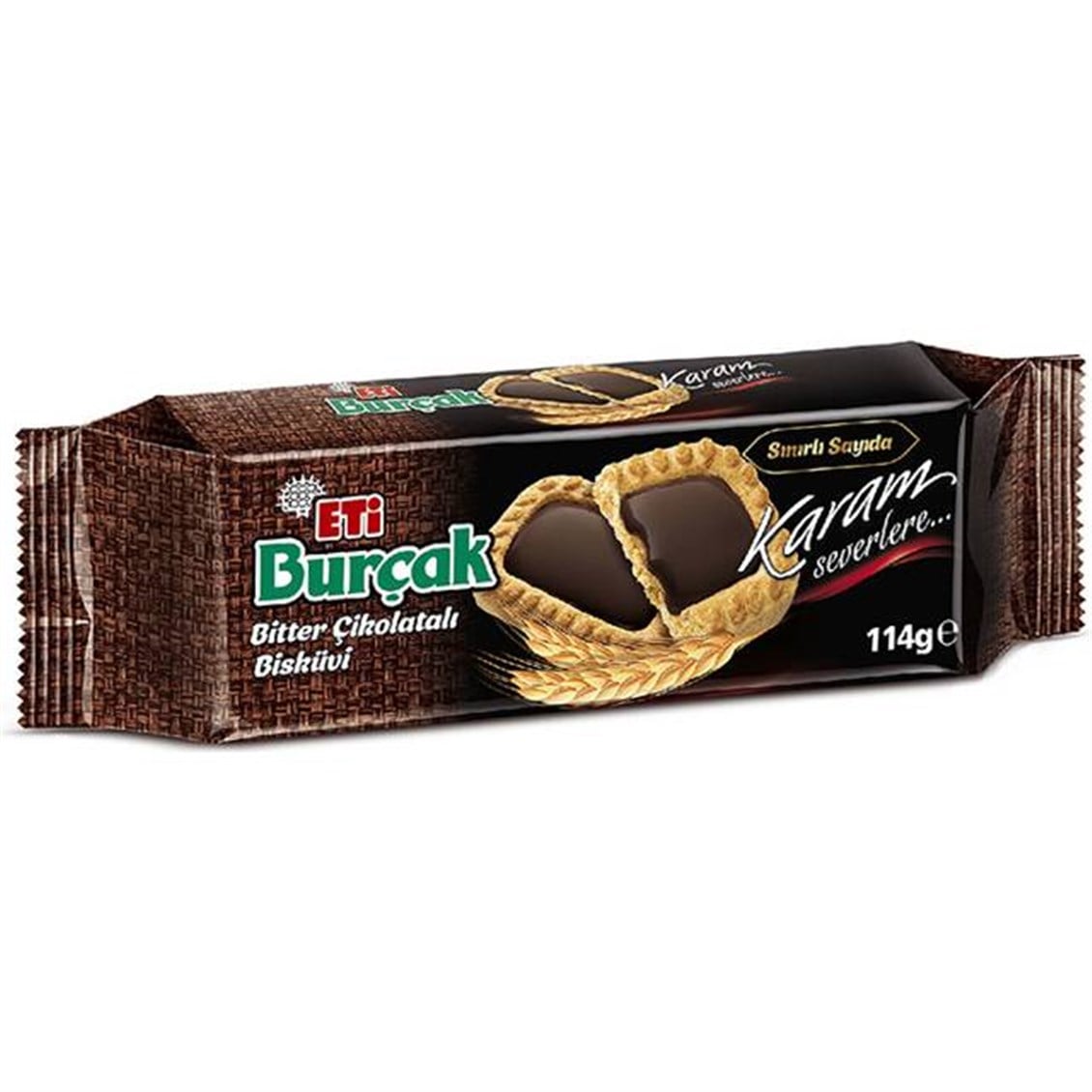 Eti Burçak Bitter Çikolatalı Bisküvi 114 gr