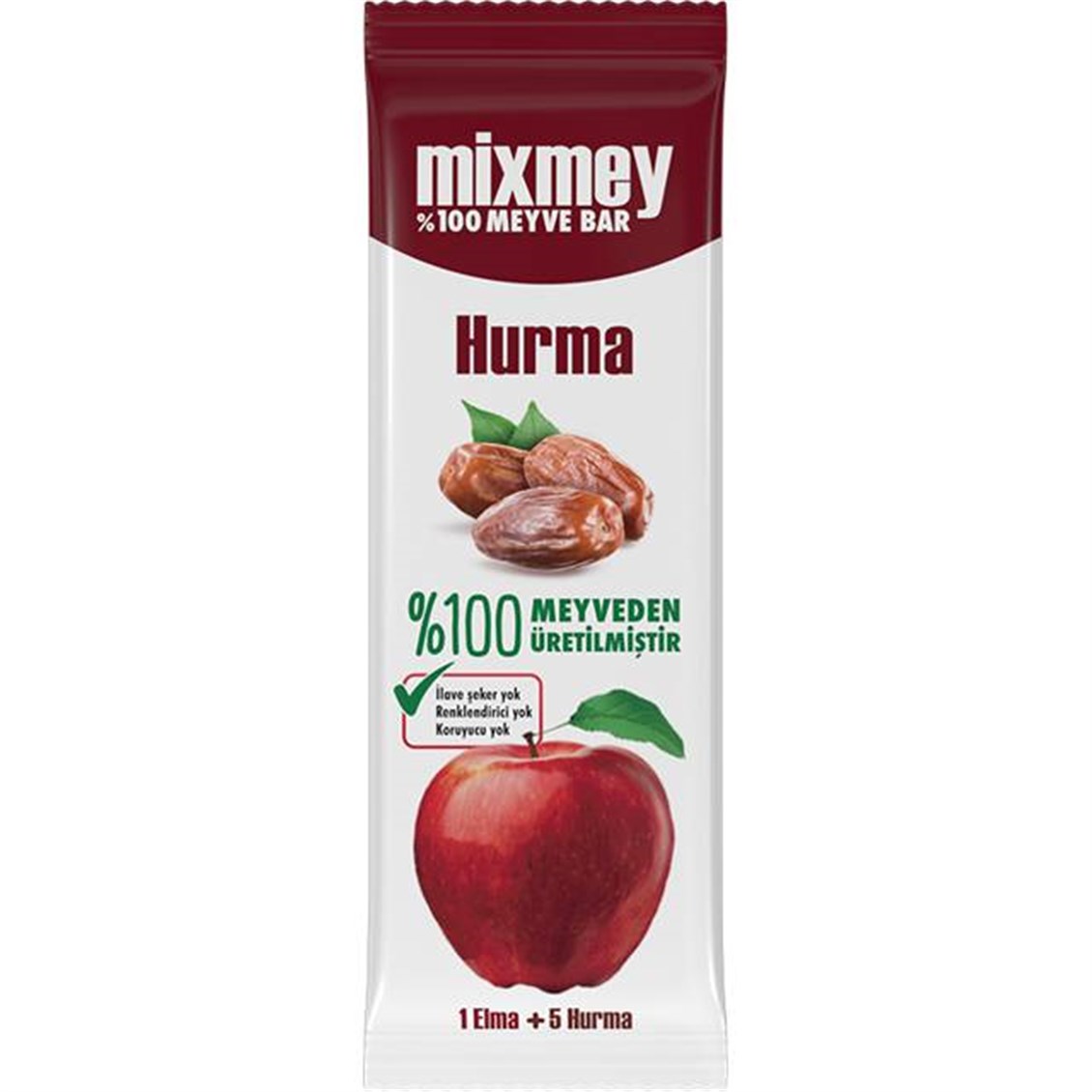 Mixmey Hurmalı Meyve Barı 20 Gr