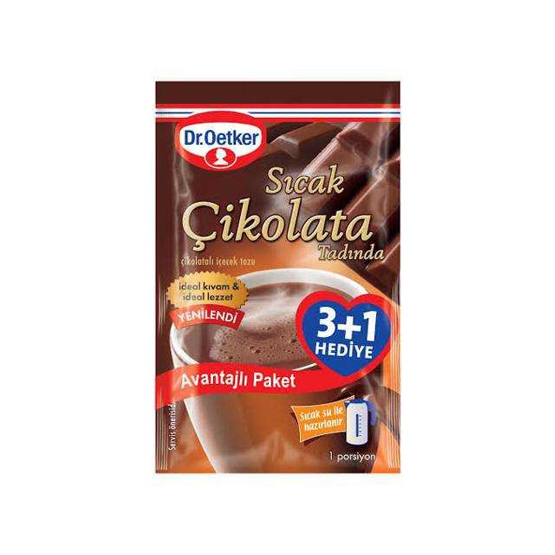 Dr.Oetker Sıcak Çikolata 4'lü 100 Gr