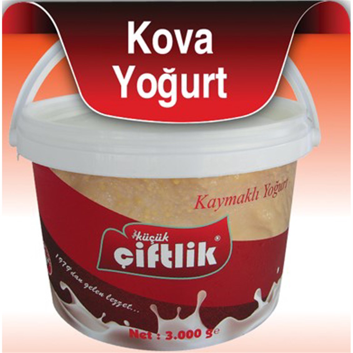Küçük Çiftlik Kova Yoğurt 3000 G