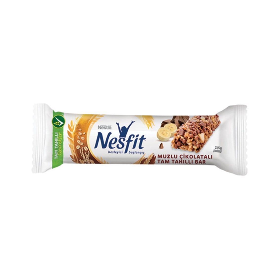 Nesfit Bar Tam Tahıllı Sütlü Çikolatalı ve Muzlu23.5 gr