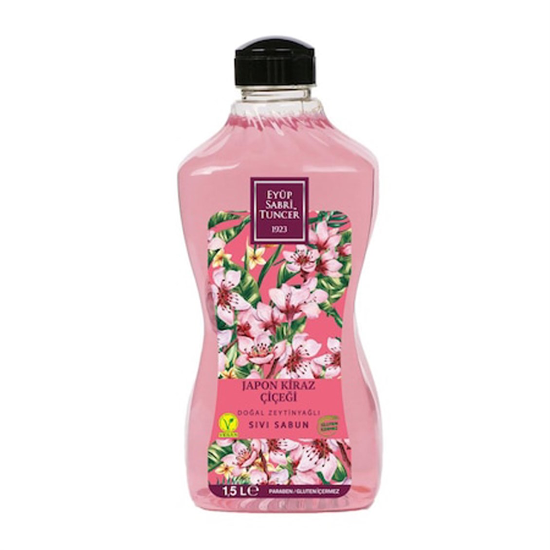 Eyüp Sabri Tuncer Sıvı Sabun Doğal Zeytinyağlı Japon Kiraz Çiçeği 1500 ml