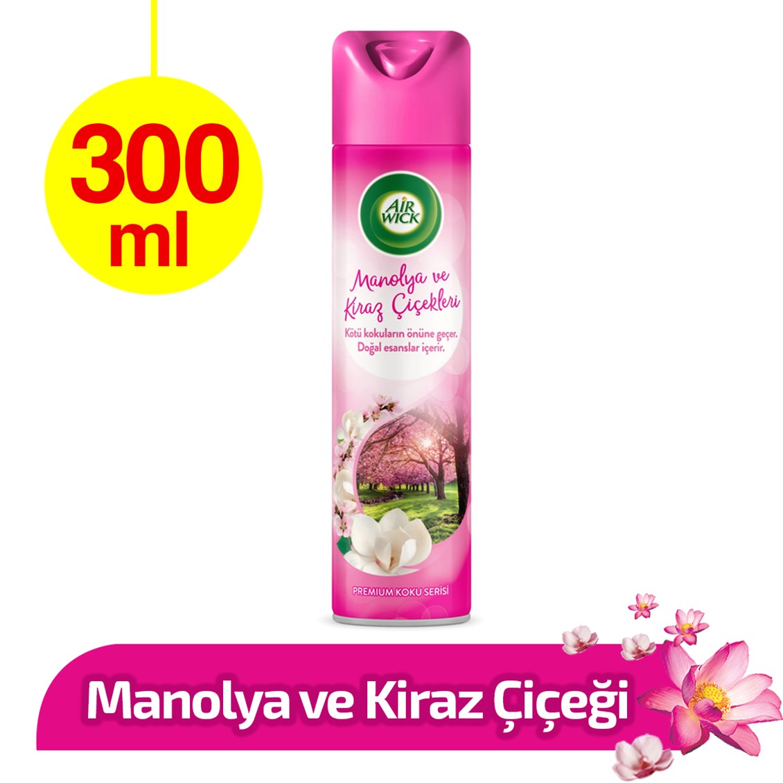 Airwick Aerosol Manolya Kiraz 300  ml