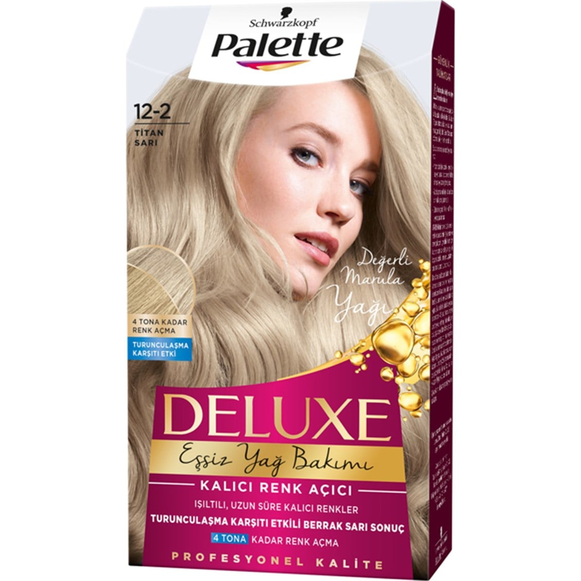 Palette Deluxe Saç Boyası 12-2 Titan Sarı