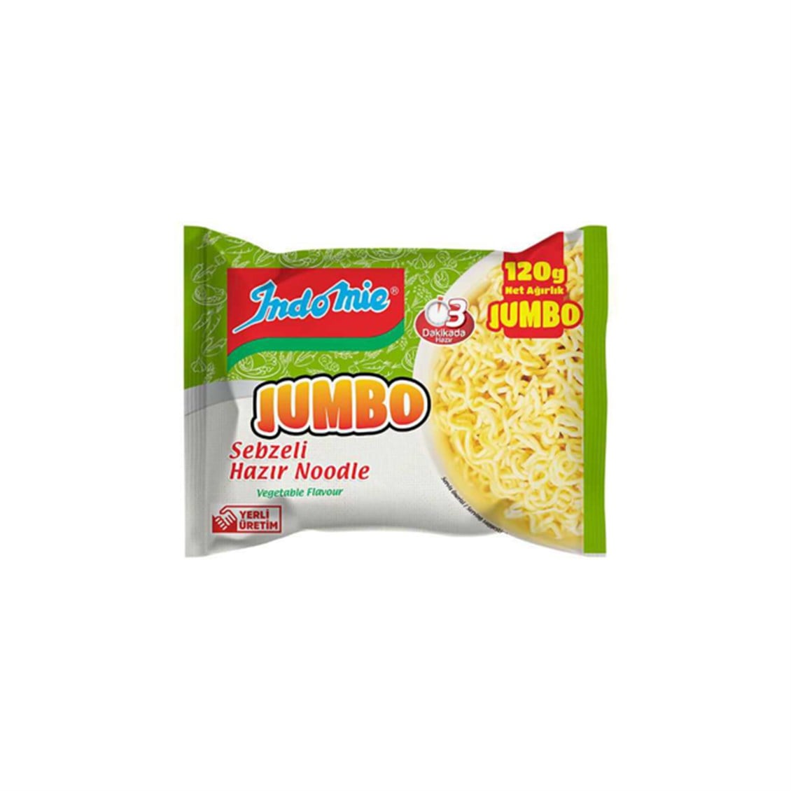İndomie Sebzeli Noodle Jumbo 120 Gr