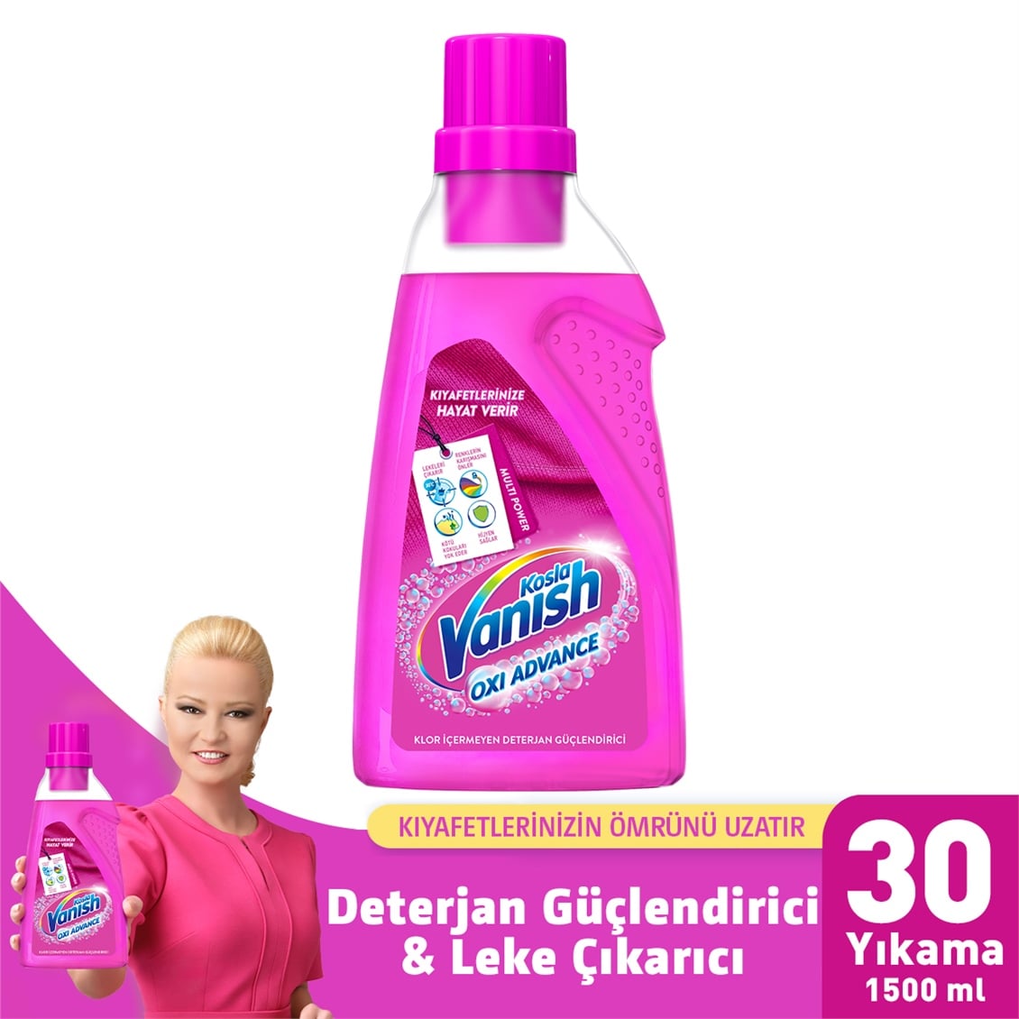 Vanish Multipower Leke Çıkarıcı & Deterjan güçlendirici 1500 ml