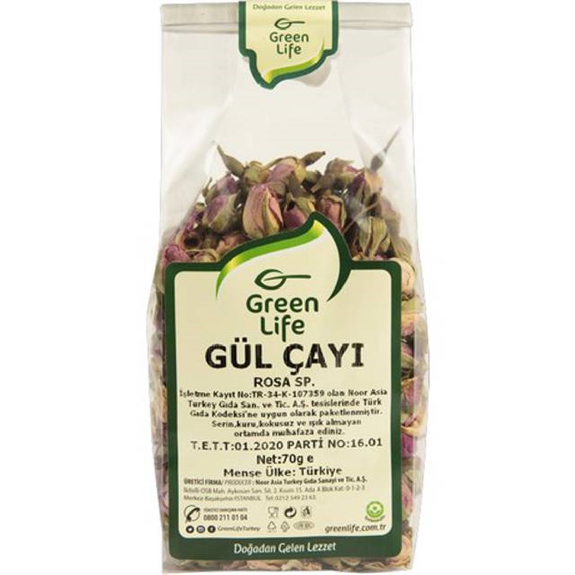 Green Life Gül Çayı 70 Gr