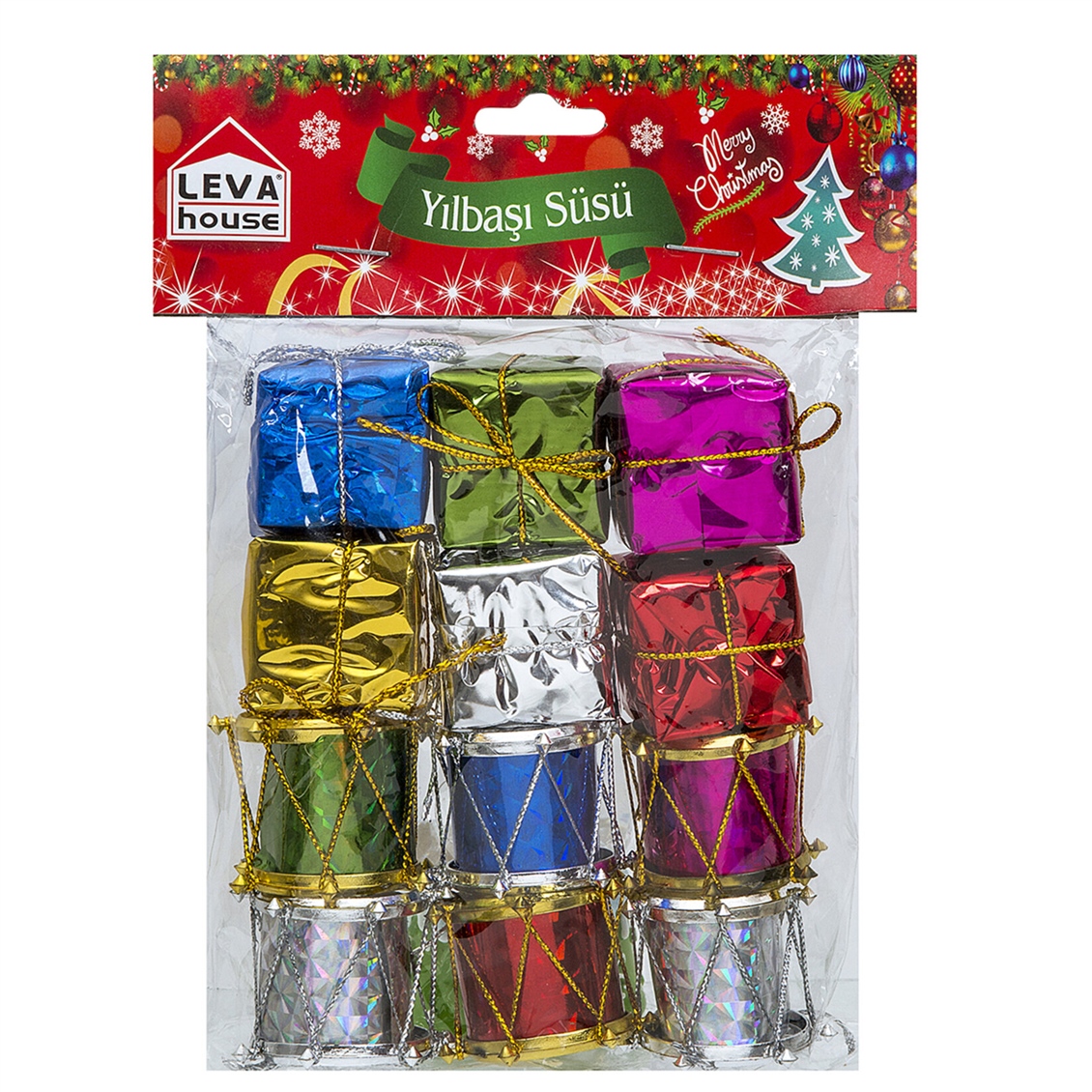 Leva Yılbası Karısık Sus 12p