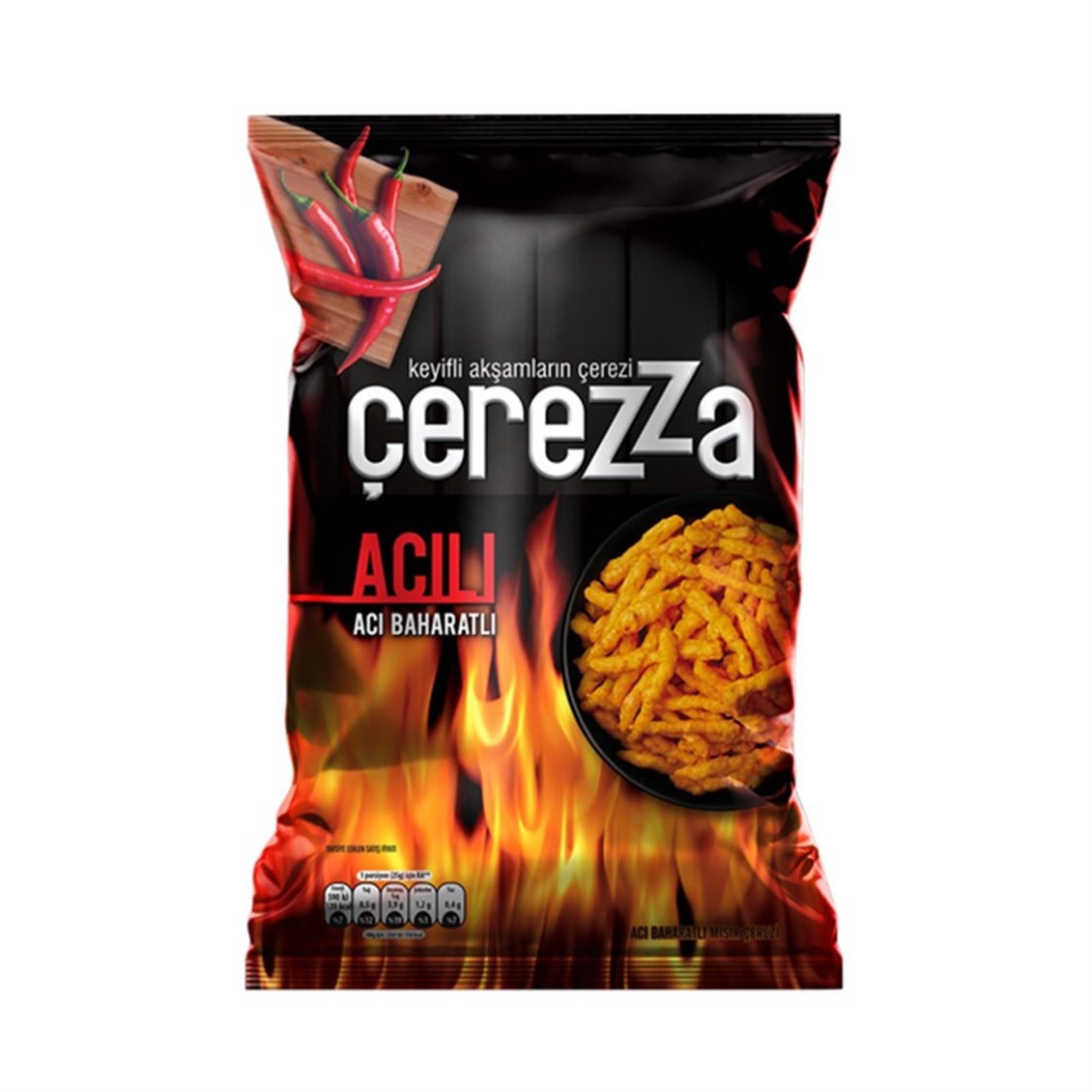 Çerezza Acı Baharatlı Süper Boy 117 gr