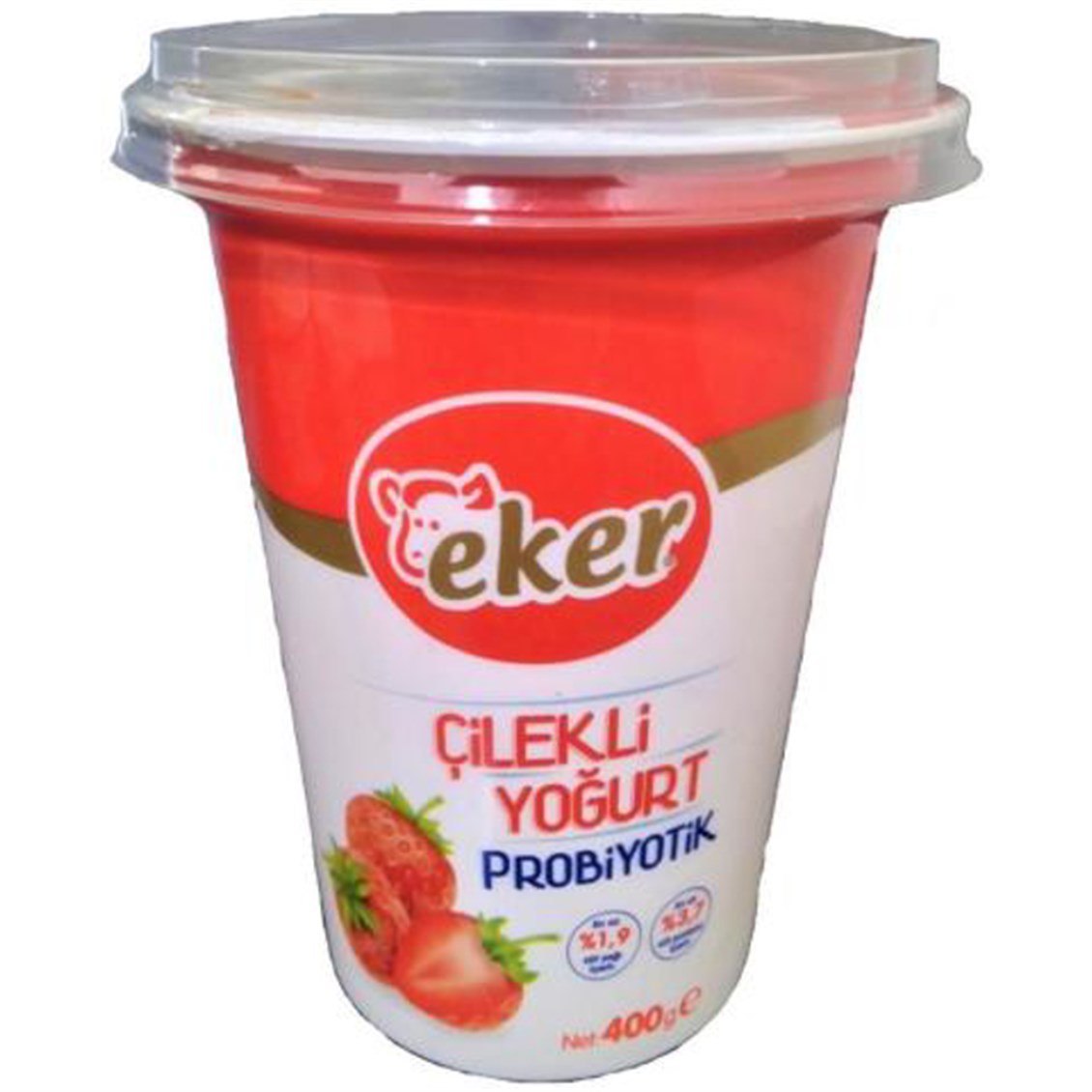 Eker Probiyotik Yoğurt 400 gr Çilekli