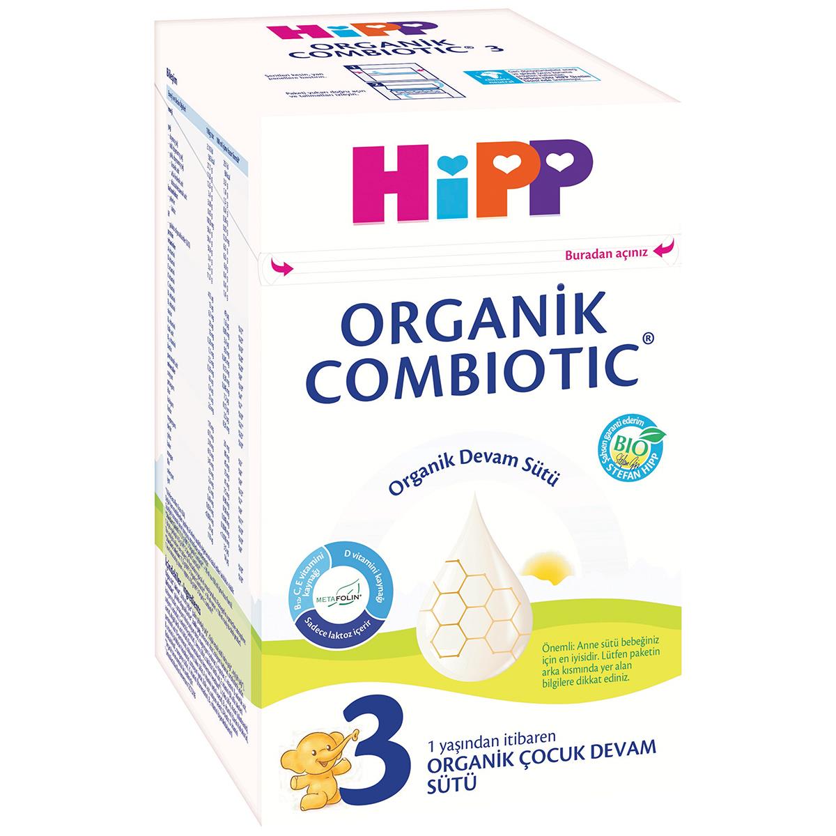 Hipp 3 Organik Combiotic Devam Sütü 800 gr