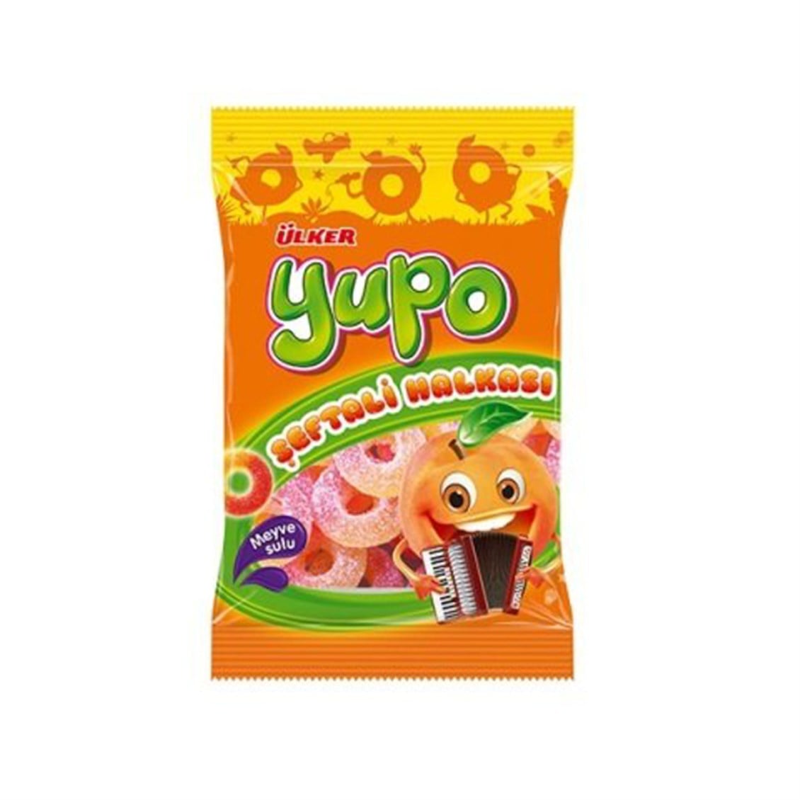 Yupo Jelly Portakal Halkası 70 Gr