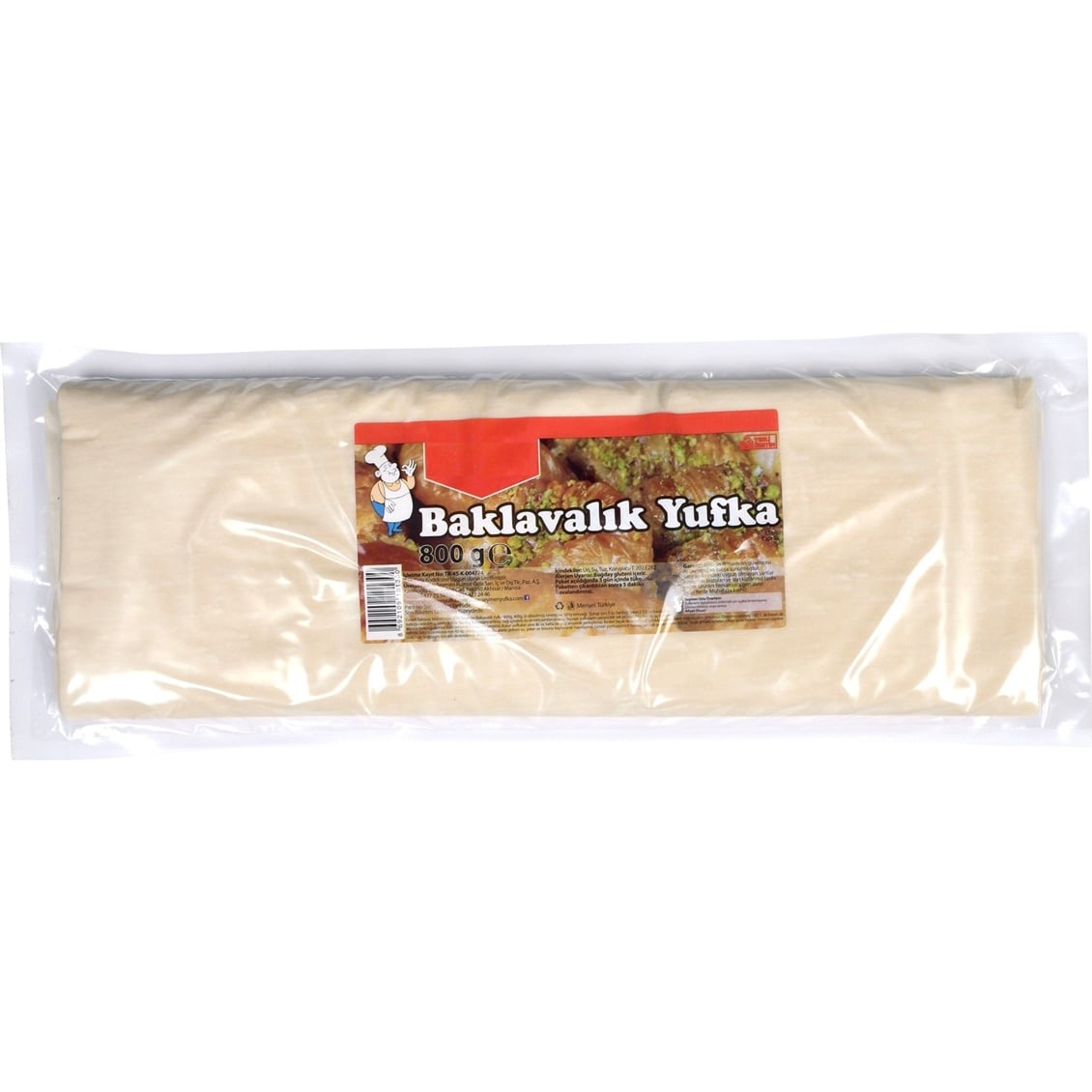 Sed Unlu Baklavalık Yufka 800 Gr