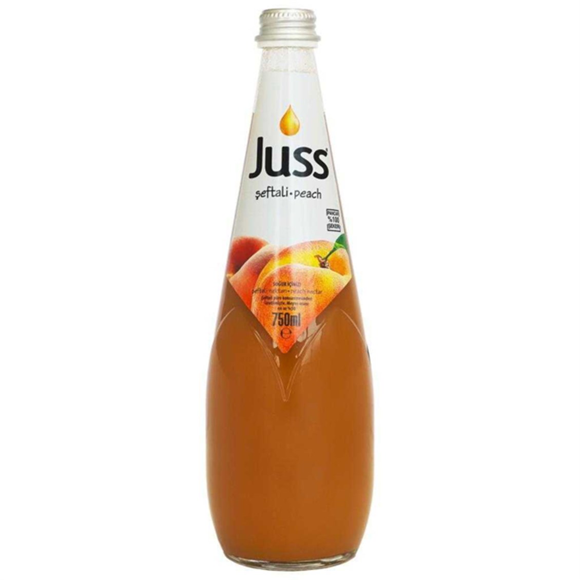 Juss Nektar 740 ml Şeftali Cam