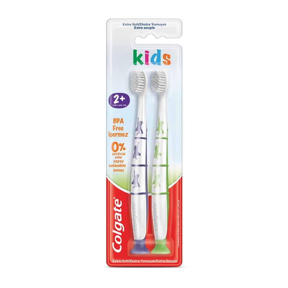 Colgate Bpa İçermeyen 1+1 Çocuk Diş Fırçası + 2 Yaş