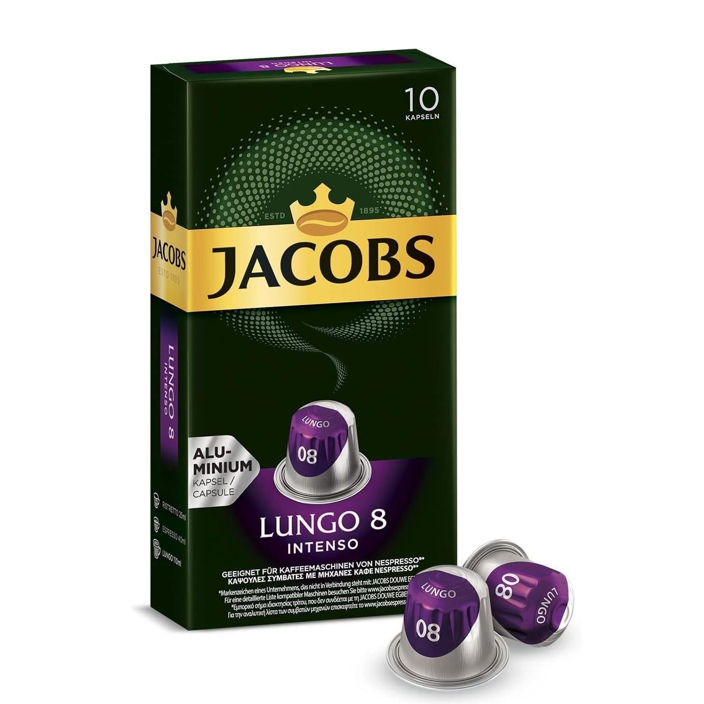 Jacobs lungo Intenso 8 Kapsul Kahve 52 gr 10'lu