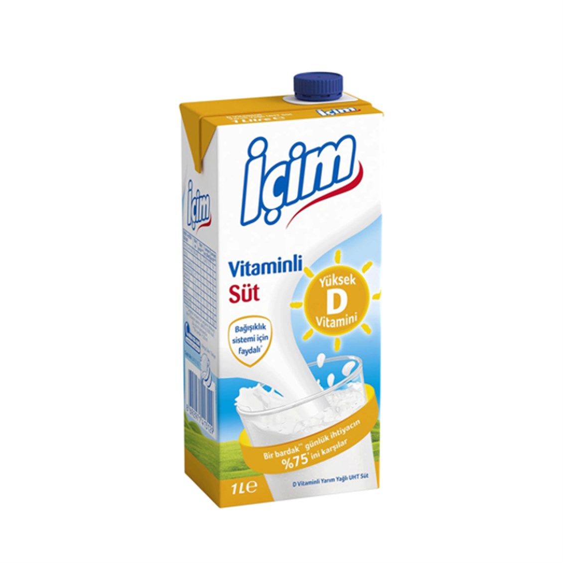 İçim D Vitaminli Süt 1 lt