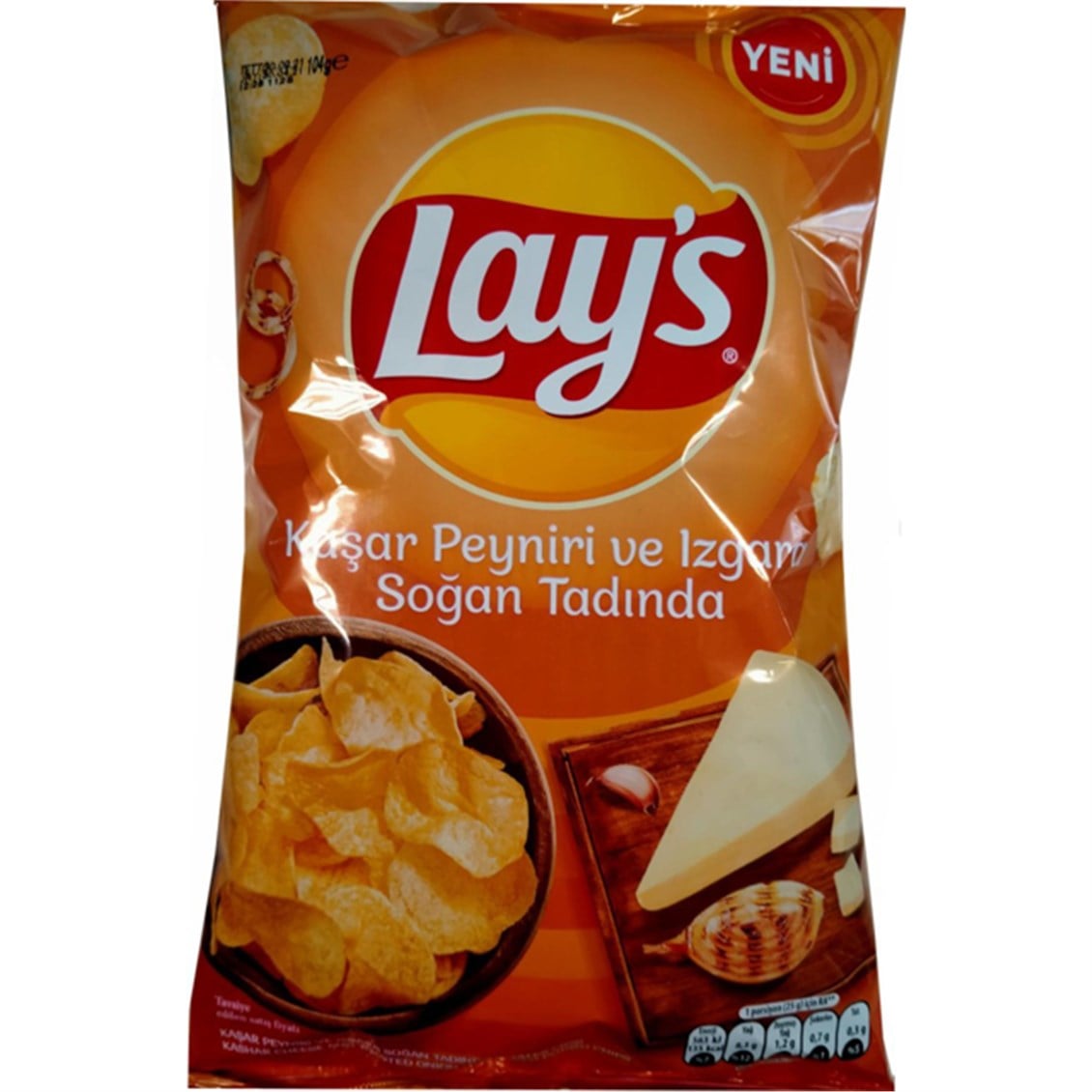 Lay's Kaşar Peyniri ve Izgara Soğan Süper Boy 107 Gr