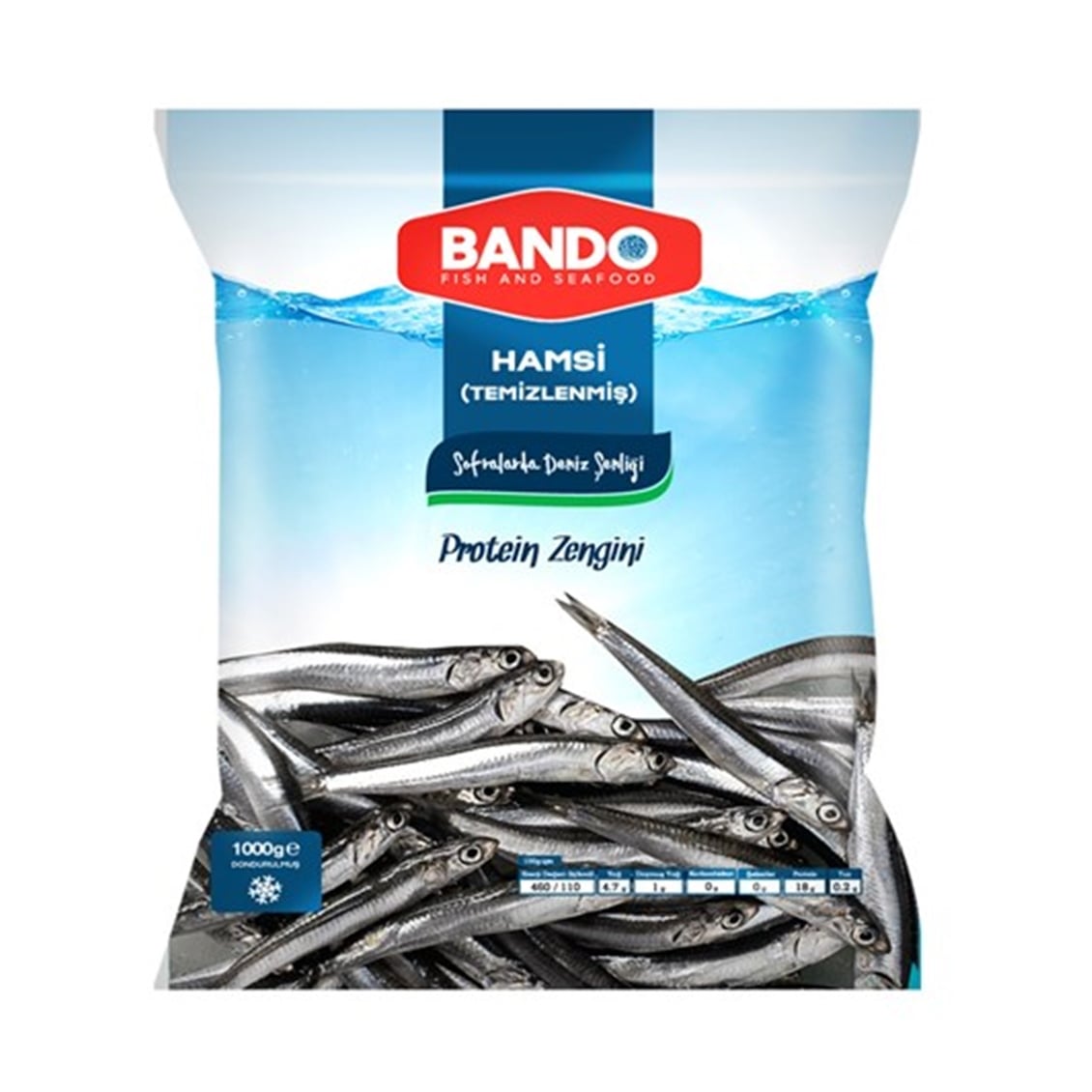  BANDO HAMSI TEMIZLENMIS 1000 GR 