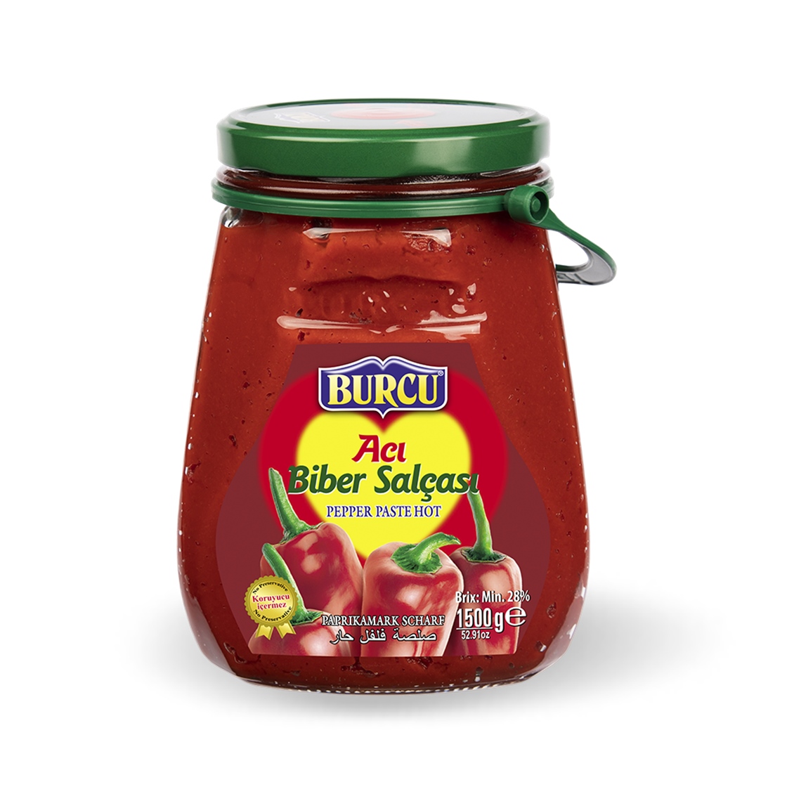  BURCU EV TIPI ACI BIBER SALCASI 1,5 KG 