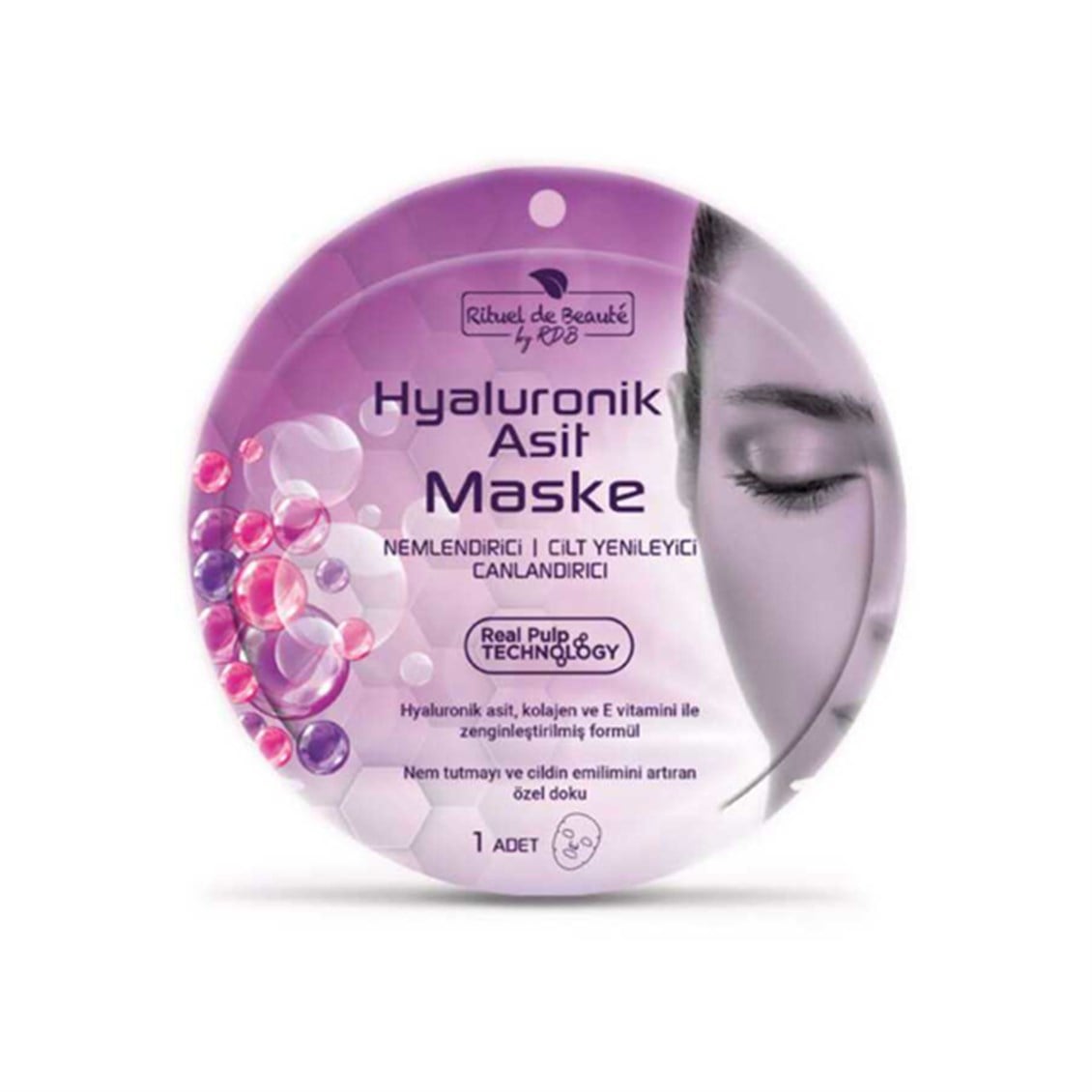 Rituel De Beaute Maske Hyaluronik Asit