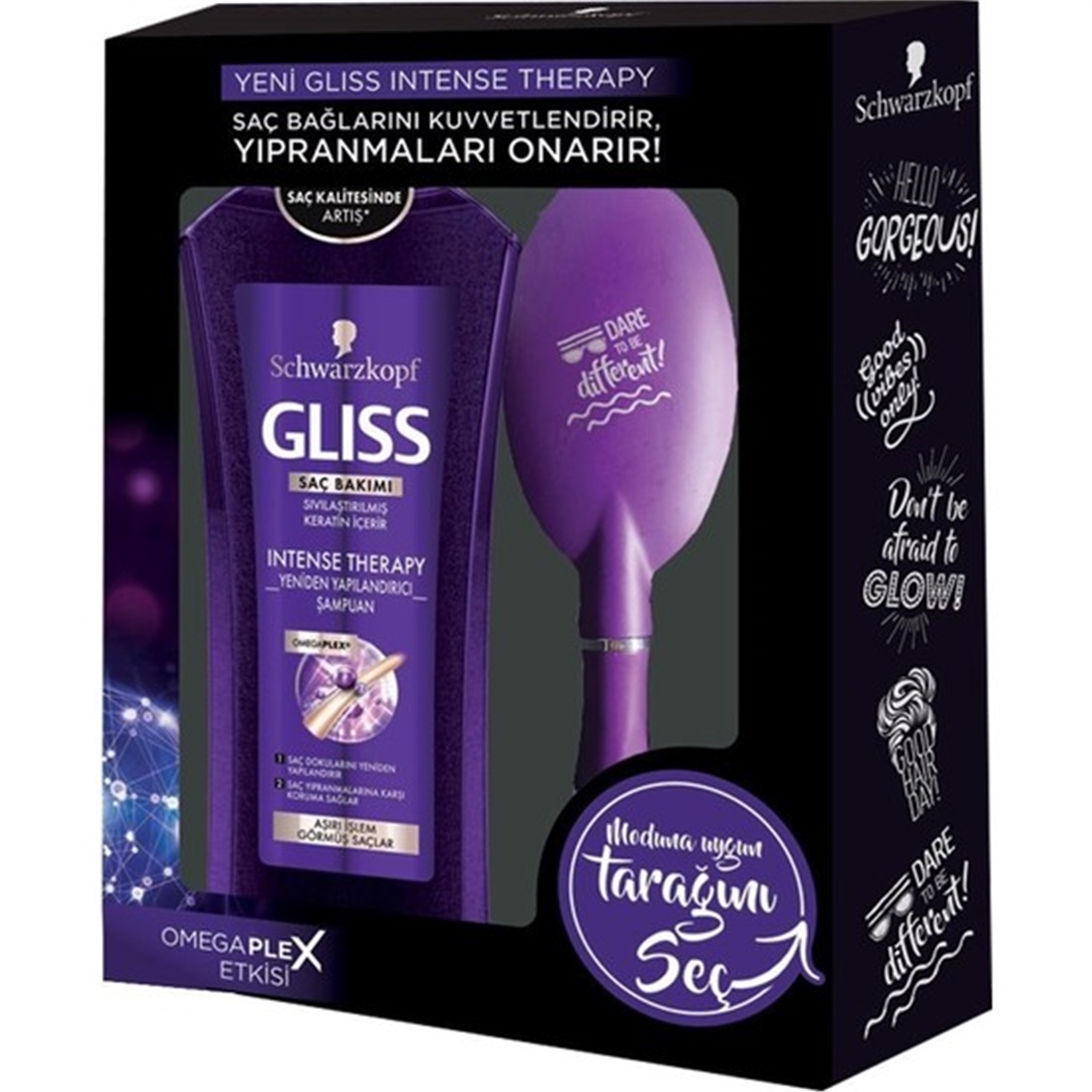  GLISS SAMPUAN INTENSE THERPY 500ML+TARAK 