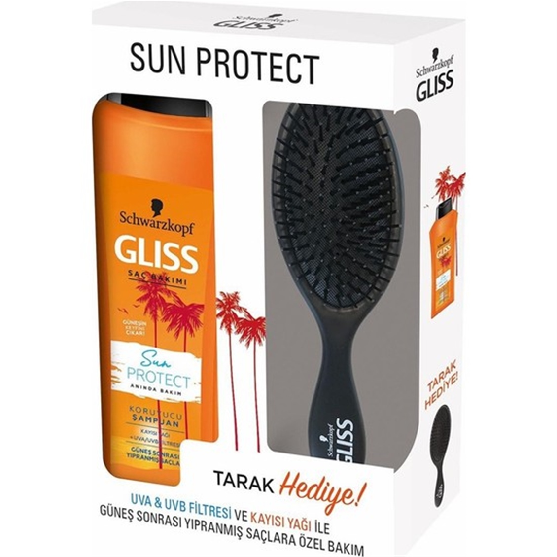  GLISS SAMPUAN SUN PROTECT 500ML+TARAK 