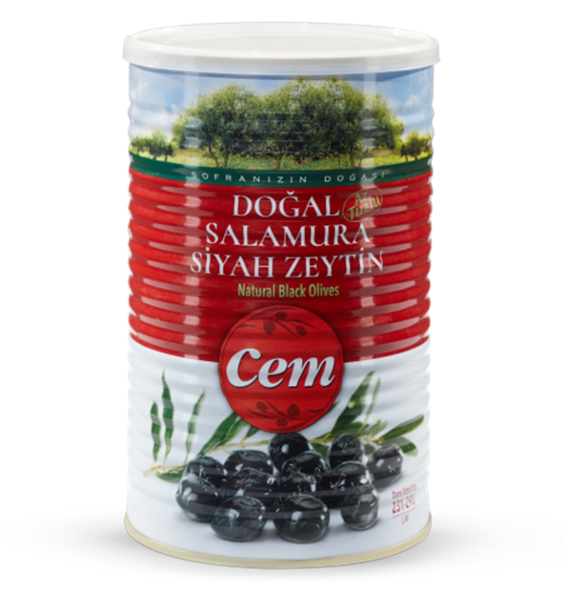  CEM AZ.TUZ. SIYAH ZEYTİN(231-290) 800G 