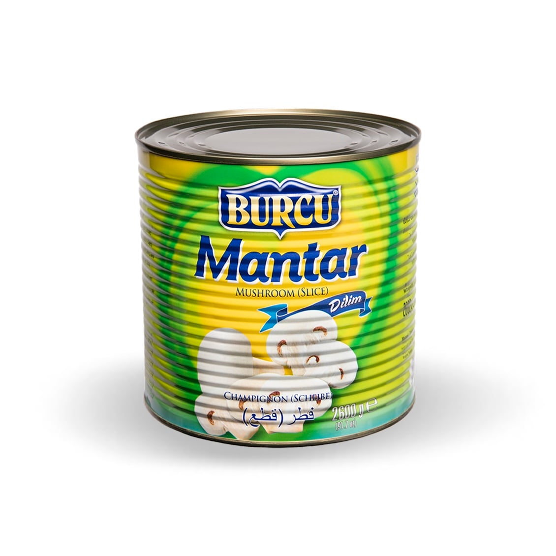  BURCU MANTAR KONSERVESI DILIM 2600 GR 