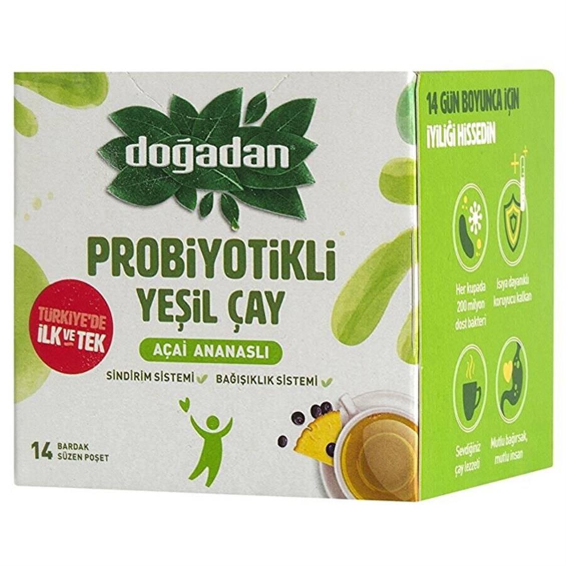 Doğadan Probiyotik Çay Açai 24 gr