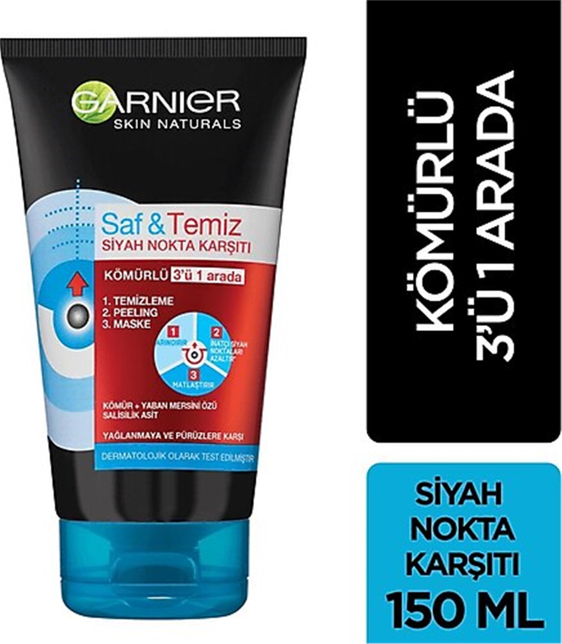  GARNIER SAFTEMIZ SIYAH NOKTA KARS 3IN1 