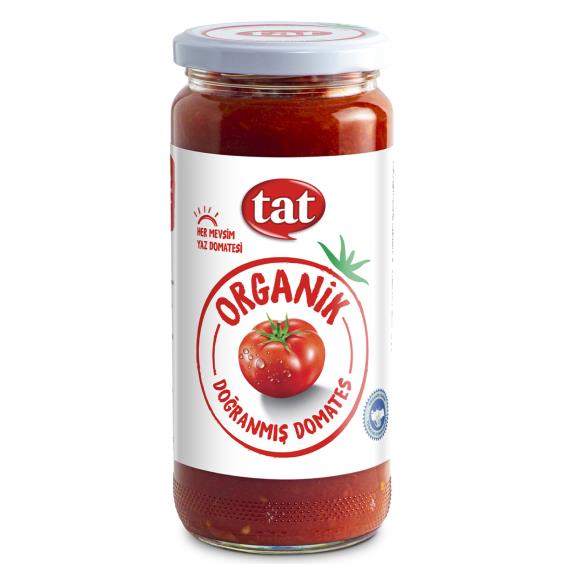 Tat Organık Doğranmış Domates 460 gr