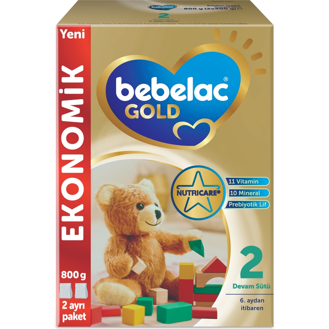  BEBELAC GOLD 2 VITAMIN PRB 800 GR 