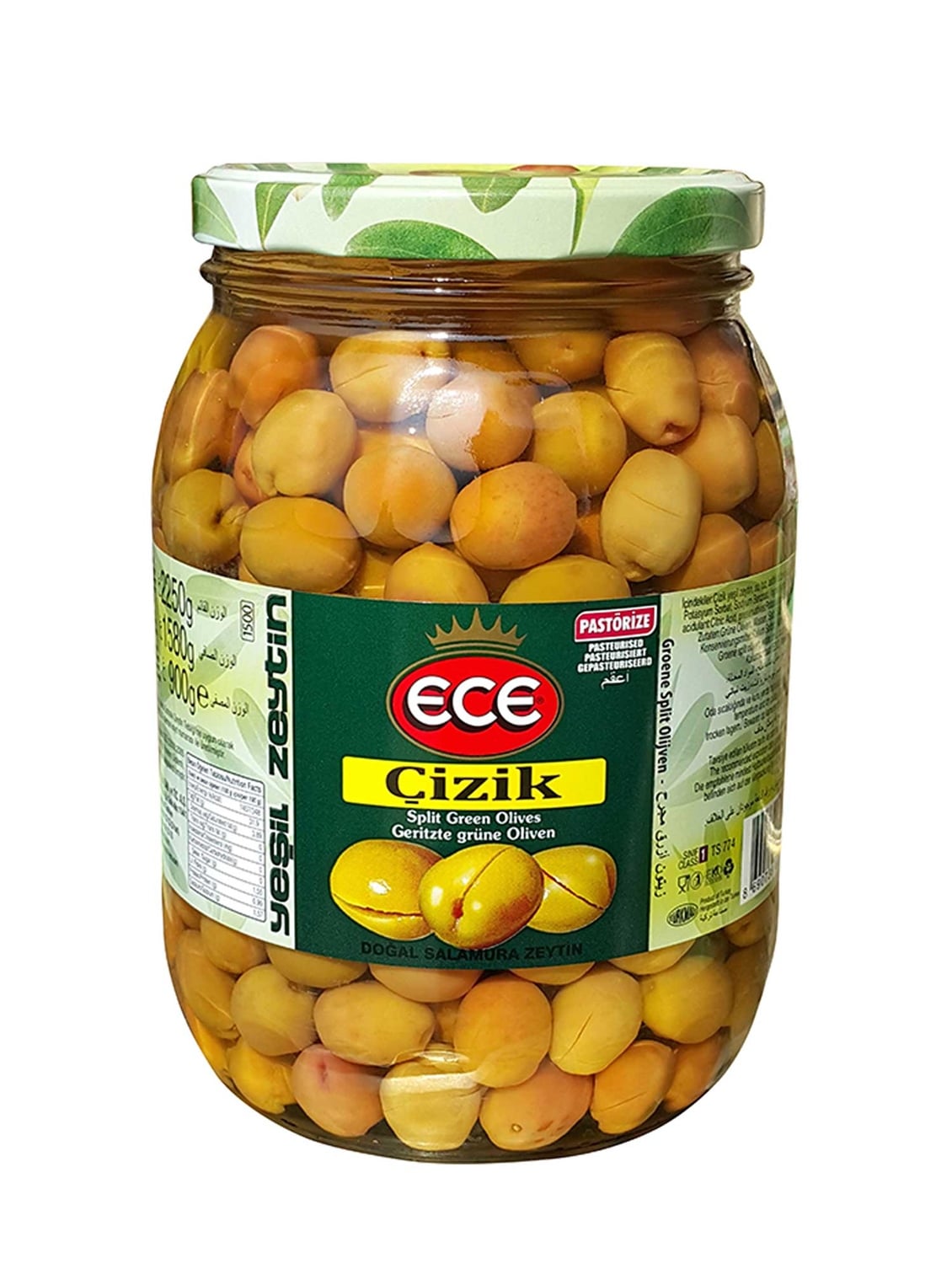  ECE CIZIK YESIL ZEYTIN 900 GR 
