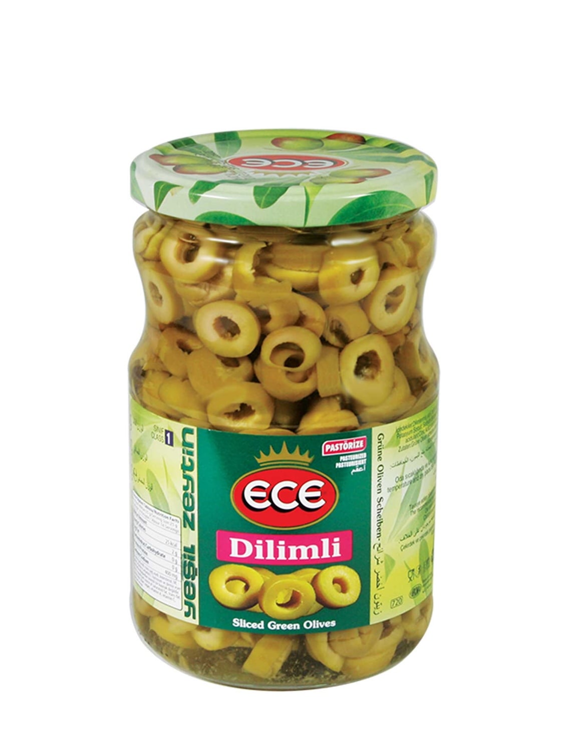  ECE DILIMLI YESIL ZEYTIN 720 GR 