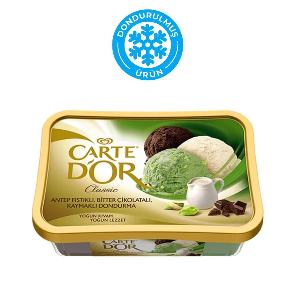 Algida Carte D'or Classics Antep Fıstık Bitter Kaymak 850 gr