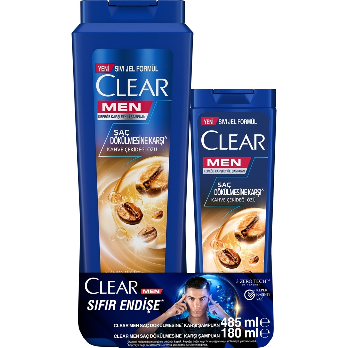 Clear Şampuan  485ml Men Sac Dok+180ml