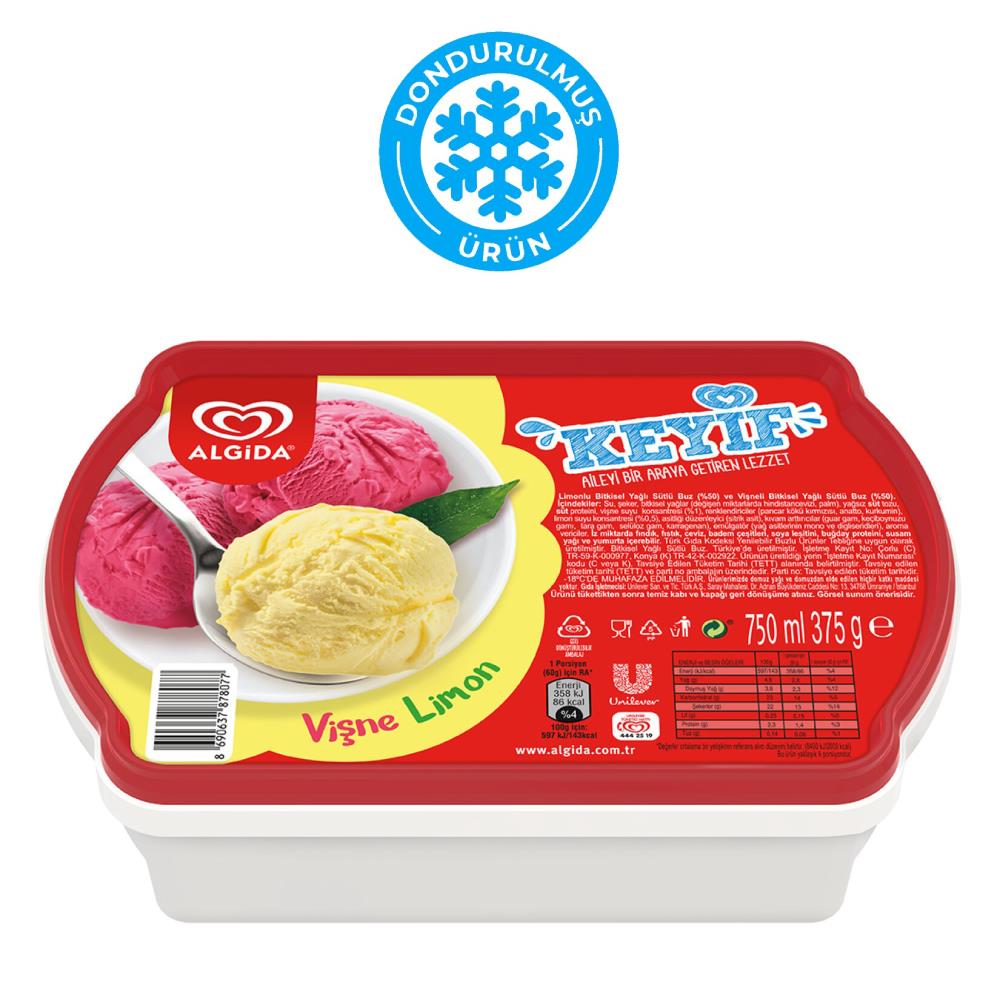 Algida Keyif Vişne limon 750 ml