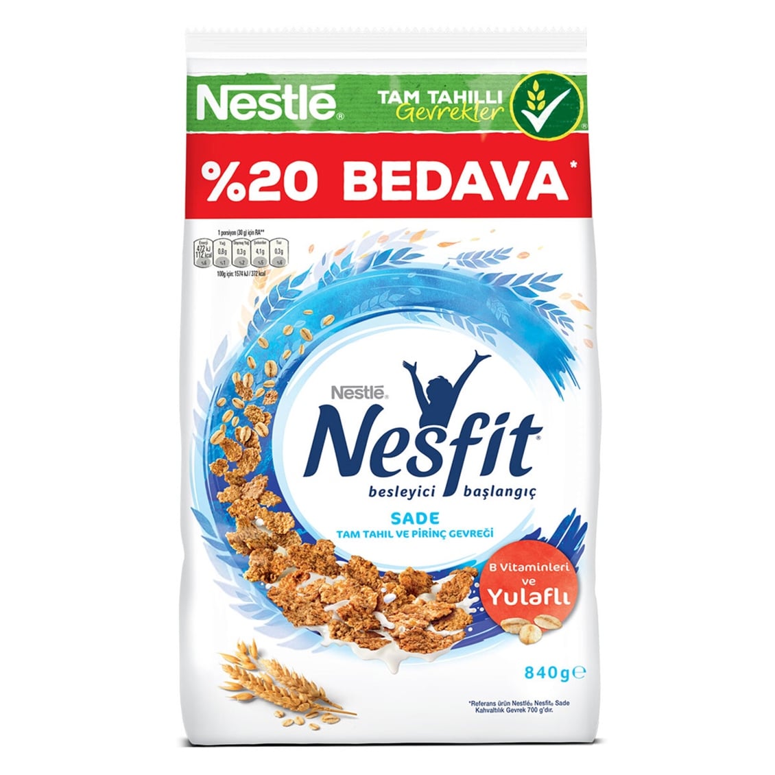 Nesfit Sade %20 Hedıyeli 504 Gr