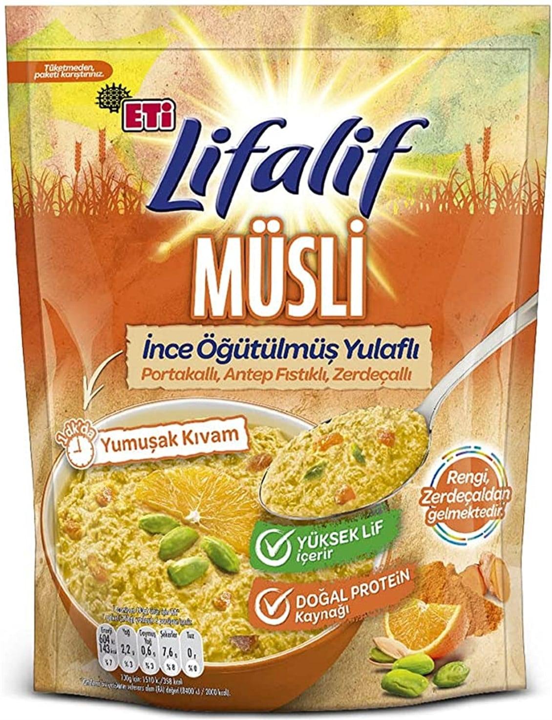 Etı Lıfalıf Antep Fıstıklı ve  Zerdecallı 250 Gr