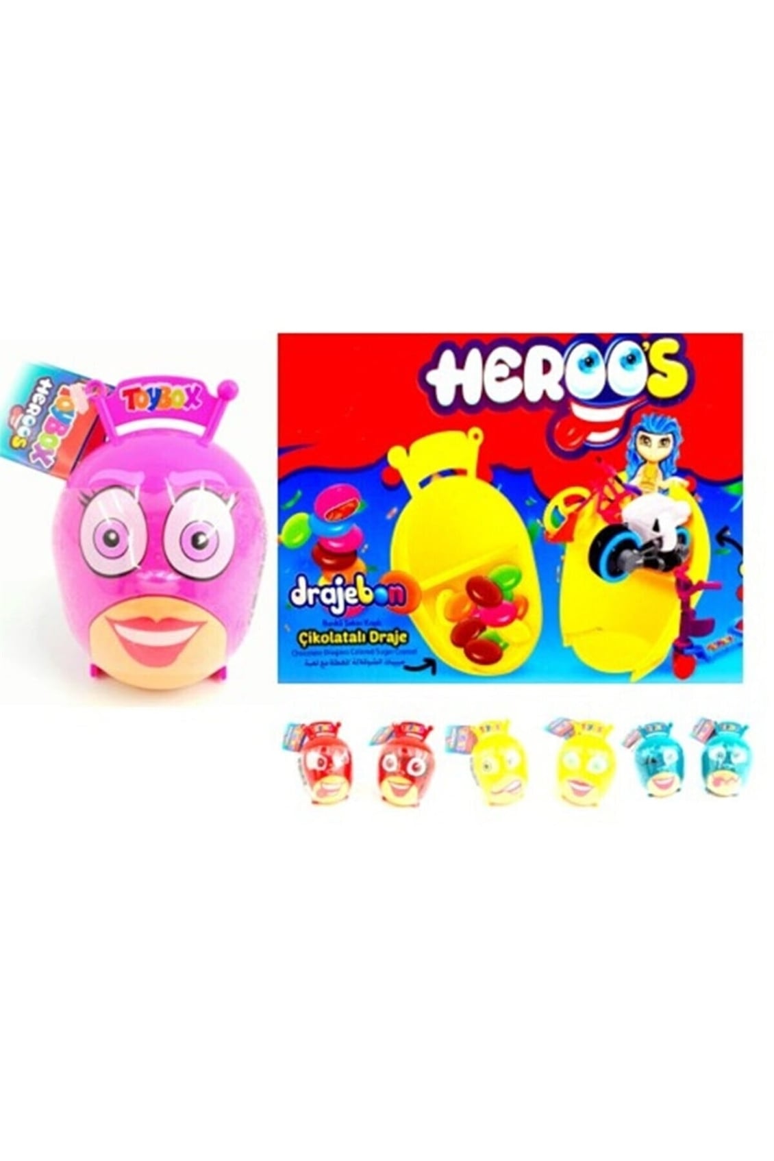 Toybox Heroos Oyuncaklı Draje 10 Gr