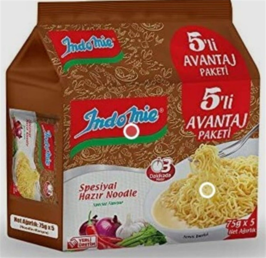 Indomıe Paket Noodle 5*75  Gr Spesıyal